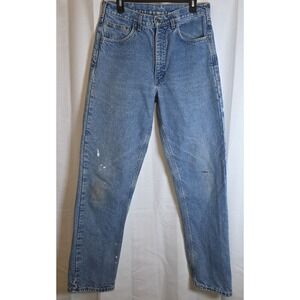 Vintage Carhartt flannel-lined jeans made in the USA, 33x34 B21DST